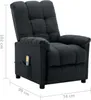 vidaXL Massagesessel Elektrisch Dunkelgrau Stoff Produktbild-Vorschau 22