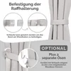 Blumtal Raffhalter für Vorhänge 2er-Set Hellgrau - Vorhang Produktbild-Vorschau 3