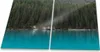 Herdabdeckplatte Glaskeramik 2-Teilig 2x40x52 Meer Blau Produktbild-Vorschau 1