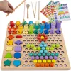 Houten vormpuzzel met visjes, cijfers en cirkels Productafbeelding-voorbeeld 12