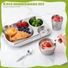 Edelstahl Baby Geschirrset, Kindergeschirr-Set aus Produktbild-Vorschau 6