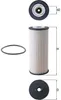 Ölfilter MAHLE OX 1236D Filtereinsatz passend für Produktbild-Vorschau 1
