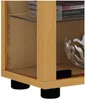 LumoMini Vitrinenschrank 2 Glastüren Buche Nachbildung. Produktbild-Vorschau 5