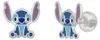 Náušnice Stříbrná kolekce Disney Stitch - žena Náhled obrázku produktu 1