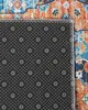 BELIANI Teppich Läufer Blau u. Orange Polyester 80 x 300 cm Produktbild-Vorschau 4