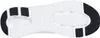 The sole of a white and black athletic shoe. Podgląd zdjęcia produktu