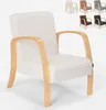 Ergonomischer skandinavischer Design-Sessel aus Holz  für Produktbild-Vorschau 6