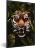 MuchoWow® MuchoWow® Gerahmtes Poster Tiger - Grün - Augen Produktbild-Vorschau 1