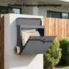 Cassetta postale di design Wiltec V19 antracite 370 x 102 x Anteprima dell’immagine prodotto 14