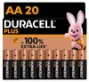 A package of Duracell Plus AA batteries with a cartoon bunny mascot. Náhľad obrázku produktu