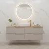 RODAN | Mobile Sotto Lavabo - Beige e Marrone - 120 cm - Anteprima dell’immagine prodotto 4