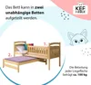 KEF Kinderbett PATRICK Bett aus Holz mit Stauraum Produktbild-Vorschau 5