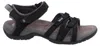 TEVA Damen Sandalen Tirra Leder schwarz black 38 Produktbild-Vorschau 1