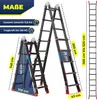 MASKO Aluminium 6in1 Mehrzweckleiter – 20 Sprossen | - 520 Produktbild-Vorschau 2