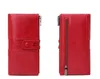 Damen Portemonnaie Geldbörse Groß Rot RFID Produktbild-Vorschau 1