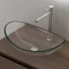 doporro Lavabo da Appoggio in Vetro Temperato Lavandino Anteprima dell’immagine prodotto 1