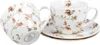 DUO FLORAL 2er-Set Tassen 280 ml SAFA mit Untertassen, New Produktbild-Vorschau 3