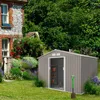 HATTORO S200 Gerätehaus Metall Gartenhaus Metallgartenhaus Produktbild-Vorschau 4
