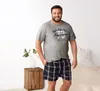 Livergy Herren Sommer Pyjama Kurze Schlafhose + kurzarm Produktbild-Vorschau 6