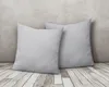 2er Pack Kissenbezug Kissenhülle 40x40 cm silber Uni Jersey Produktbild-Vorschau 2
