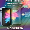 2-Stück iPhone 14 Pro Max Displayschutzfolie und Produktbild-Vorschau 2
