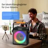 JYX Karaoke Maschine mit 2PCS Mikrofon, Bluetooth Produktbild-Vorschau 5