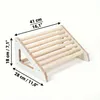 leg&go Repose-pieds ergonomique en bois avec rouleaux, Voir les images du produit 4