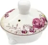 Porcelanowy Dzbanek 450ml z Filiżanką i Podstawką Elegancki Podgląd zdjęcia produktu 11
