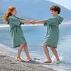 Frottee Badeponcho Kinder Mädchen Jungen 100% Baumwolle Produktbild-Vorschau 6