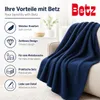 Betz Fleecedecke 2 Stück 130x170 cm 180g/m² – Wohndecke & Produktbild-Vorschau 9