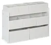 Relaxdays Kinderboekenrek met 9 opbergboxen, wit Productafbeelding-voorbeeld 10