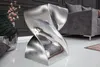 Skulpturaler Beistelltisch TWIST 45cm silber Aluminium Produktbild-Vorschau 2