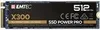 Emtec SSD M.2 NVMe PCIe 3.0 X300 512GB Intern retail Voir les images du produit 3