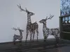 Renna 3D a LED, struttura in filo metallico con aspetto in Anteprima dell’immagine prodotto 2