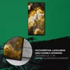 Wandkunst Leinwand Bild Uhr Geräuschlos Kunstdruck 30x60 Produktbild-Vorschau 5