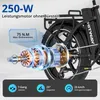 HITWAY BK6SPRO E Bike,Elektrofahrrad Faltbares,All-Terrain Produktbild-Vorschau 5
