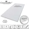 Crownmiller Basic XXL Topper 140x200 cm mittel 7cm hoch Produktbild-Vorschau 1