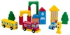 PLAYTIVE Holzbausteine Stadt Spielzeug 50-teilig Massivholz Produktbild-Vorschau 2