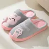ASKSA Damen Herren Hausschuhe Baumwolle Warme Pantoffeln Produktbild-Vorschau 2