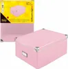Box pink mit Deckel 36x28x17cm, Aufbewahrungsbox, Produktbild-Vorschau 1