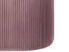 BELIANI Pouf Rosa Samtstoff Plissiert Oval mit Stauraum Produktbild-Vorschau 8