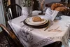 Clayre & Eef Set di 6 tovaglioli in cotone 40x40 cm Beige Anteprima dell’immagine prodotto 3