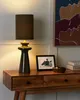 BELIANI Tischlampe Grün Keramik 61 cm Stoffschirm Produktbild-Vorschau 2