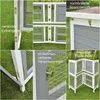 Hasenstall XL Linus faltbar grau 120x50x104 cm Produktbild-Vorschau 6