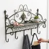 DanDiBo Portemanteau mural métal avec étagère 60 cm Malega Voir les images du produit 1