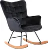byLIVING Schaukelstuhl RICHIE / Metall-Gestell schwarz / Produktbild-Vorschau 1