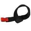 A black ski strap with a red loop is shown against a white background. Podgląd zdjęcia produktu