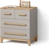 Cassettiera Livinity Mailo Cashmere/Artigianale 80 x 88 cm Anteprima dell’immagine prodotto 1