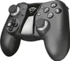 A black Trust GXT590 Bosi Bluetooth Gamepad is shown against a white background. Produktbild-Vorschau