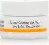 A close-up studio shot of a small white jar of eye balm with orange accents. Anteprima dell’immagine prodotto